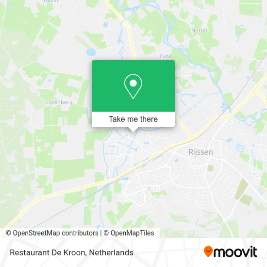 Restaurant De Kroon map