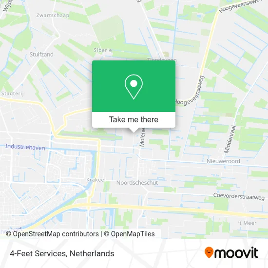 4-Feet Services map