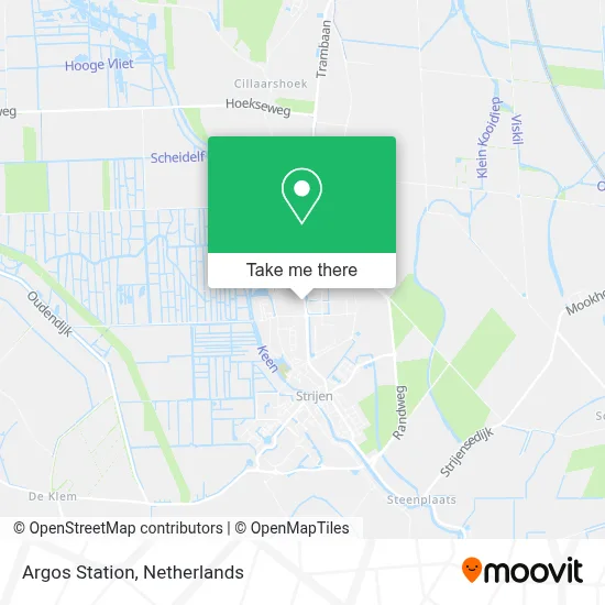 Argos Station map