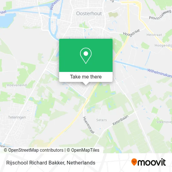 Rijschool Richard Bakker map