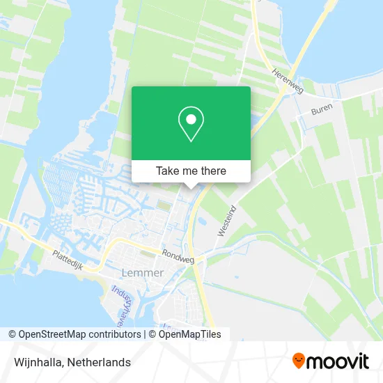 Wijnhalla map