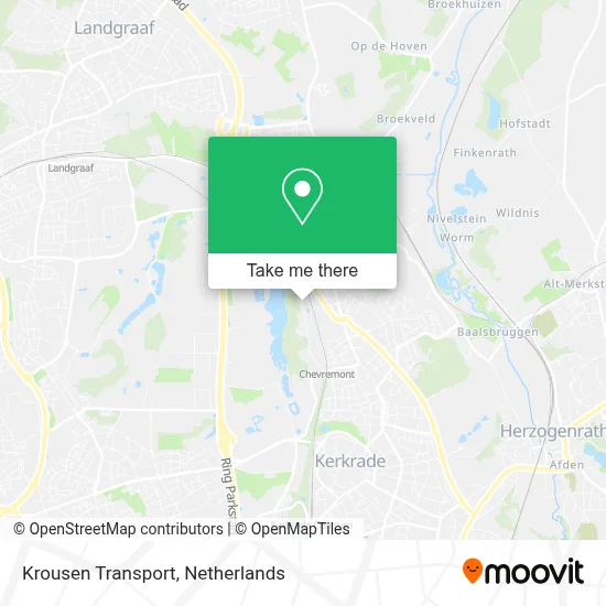 Krousen Transport map