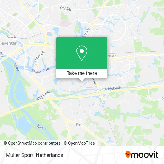 Muller Sport map