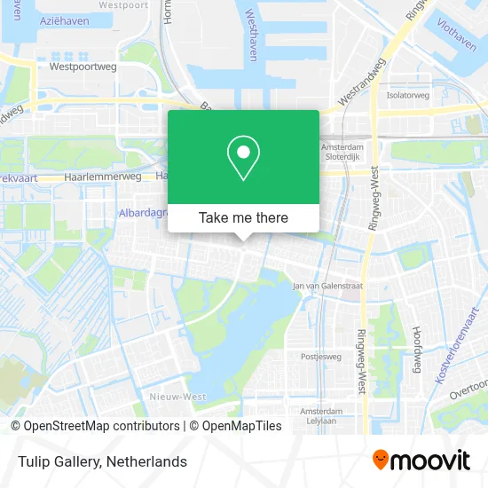 Tulip Gallery map