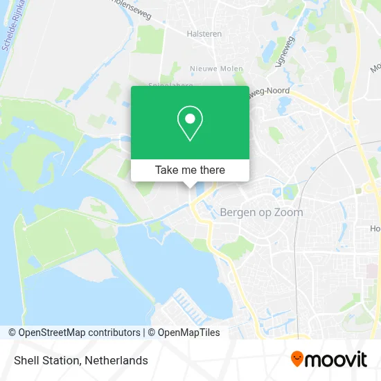 Shell Station map
