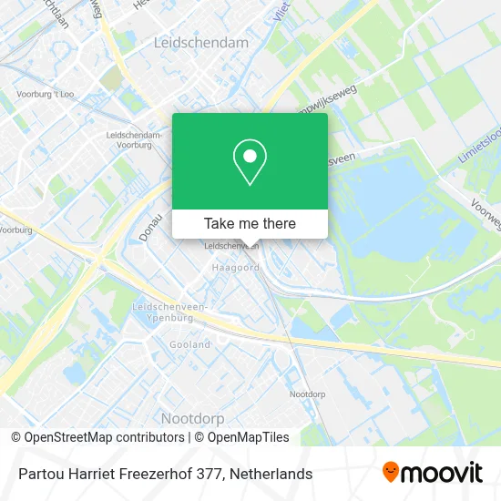 Partou Harriet Freezerhof 377 map