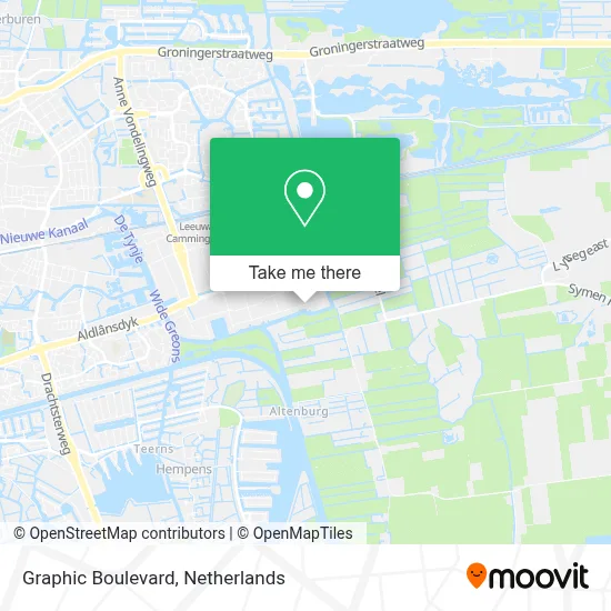 Graphic Boulevard map
