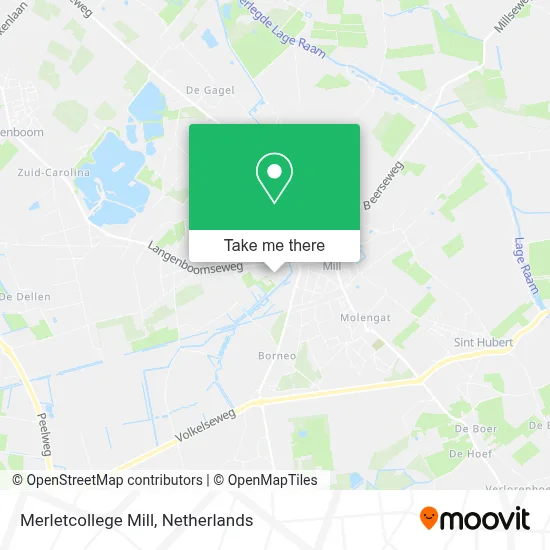 Merletcollege Mill map