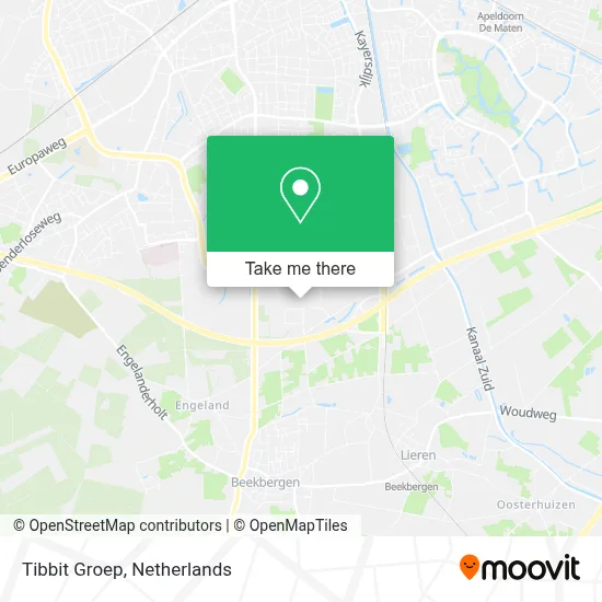 Tibbit Groep map