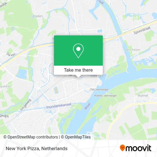 New York Pizza map