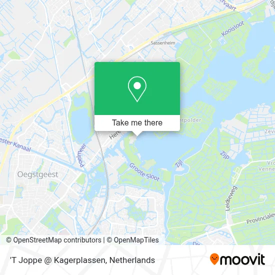 'T Joppe @ Kagerplassen map