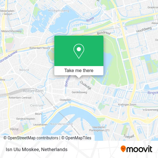 Isn Ulu Moskee map