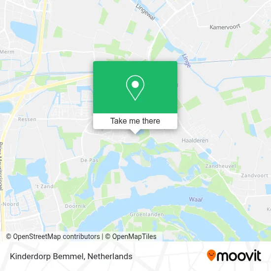 Kinderdorp Bemmel map