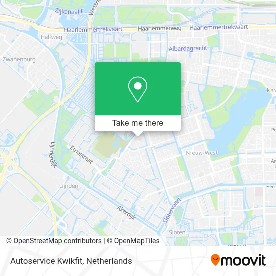 Autoservice Kwikfit map