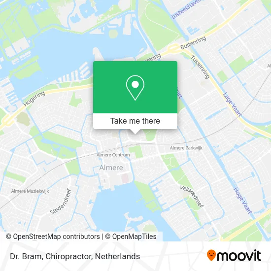 Dr. Bram, Chiropractor map