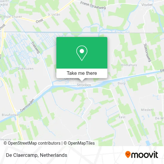 De Claercamp map