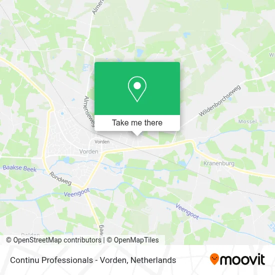Continu Professionals - Vorden Karte
