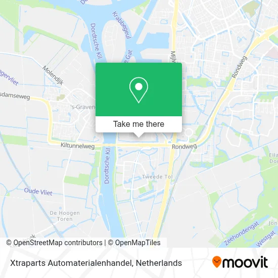 Xtraparts Automaterialenhandel map