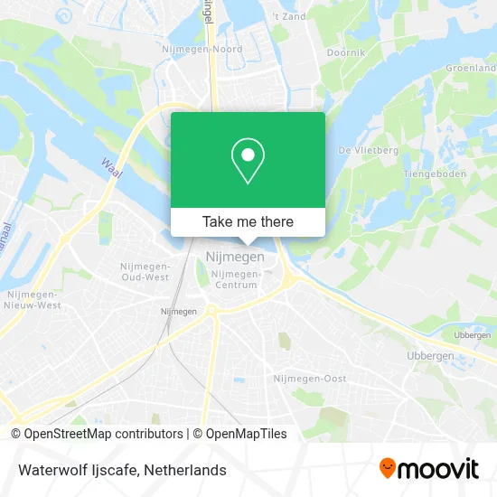 Waterwolf Ijscafe map
