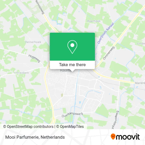 Mooi Parfumerie map