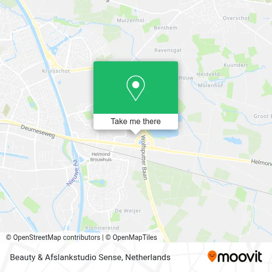 Beauty & Afslankstudio Sense map