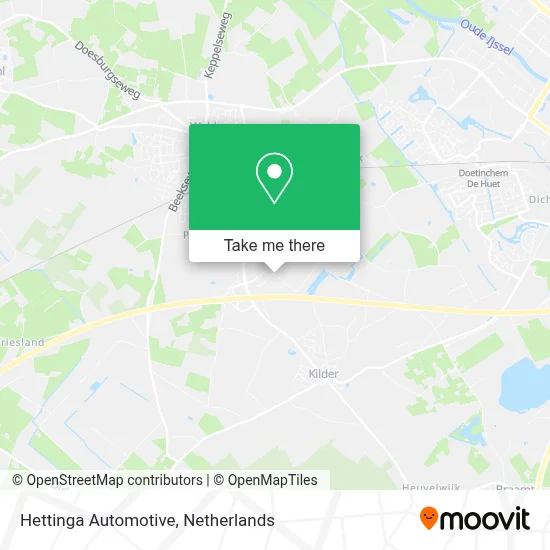 Hettinga Automotive map