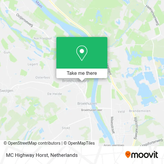 MC Highway Horst map