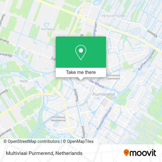 Multivlaai Purmerend map