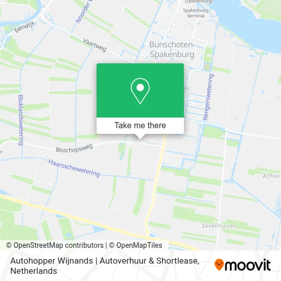 Autohopper Wijnands | Autoverhuur & Shortlease map
