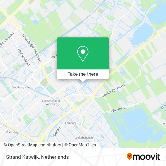 Strand Katwijk map