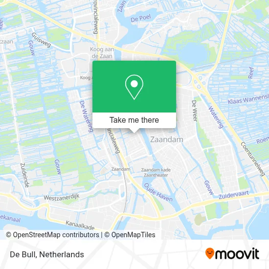 De Bull map