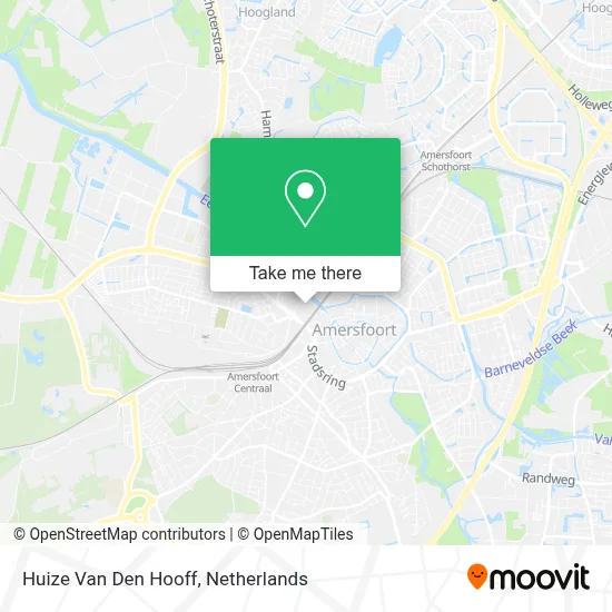 Huize Van Den Hooff map