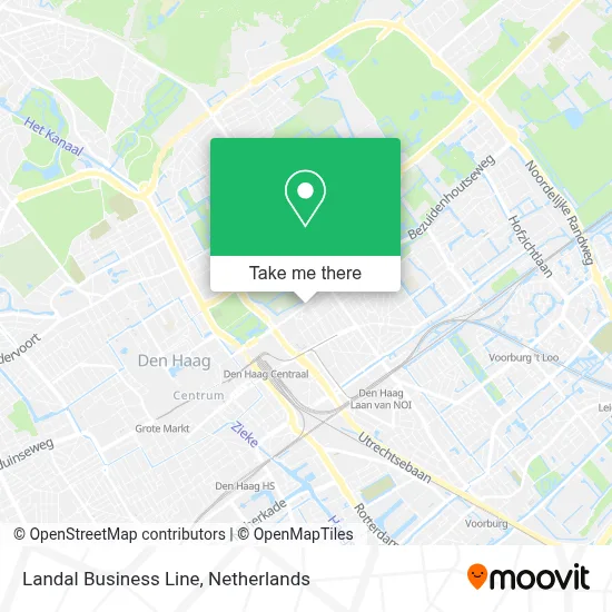 Landal Business Line map