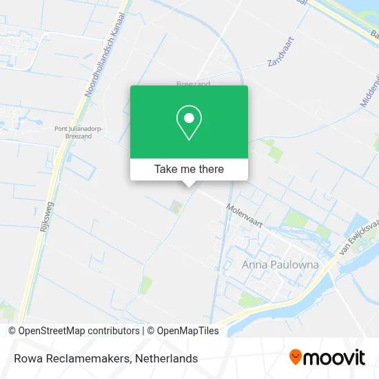 Rowa Reclamemakers map