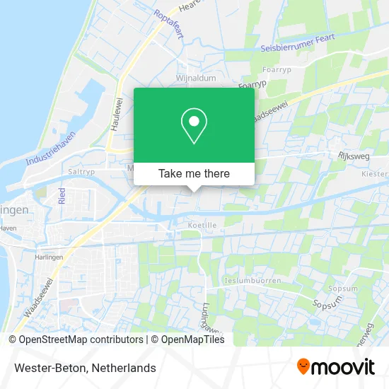 Wester-Beton map