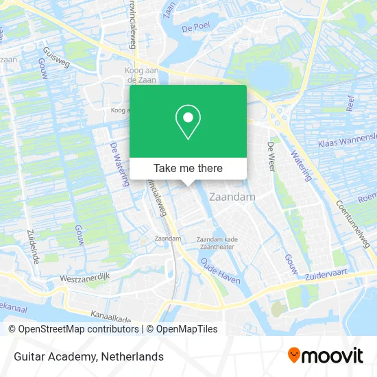 Guitar Academy map