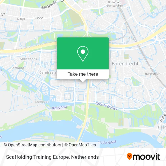 Scaffolding Training Europe map