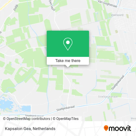 Kapsalon Gea map