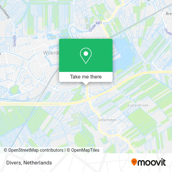 Divers map