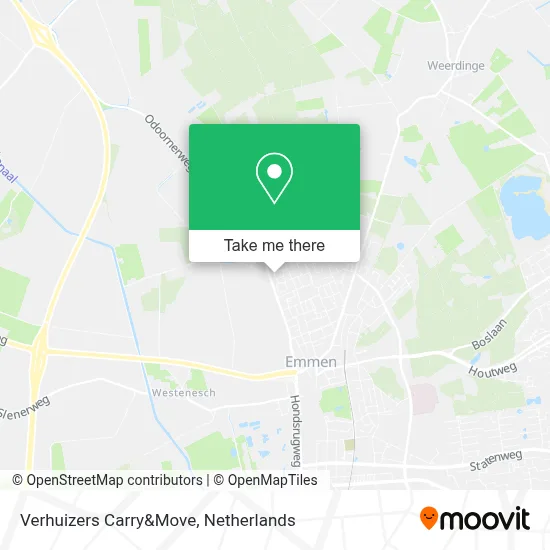 Verhuizers Carry&Move map