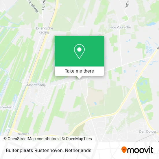 Buitenplaats Rustenhoven map