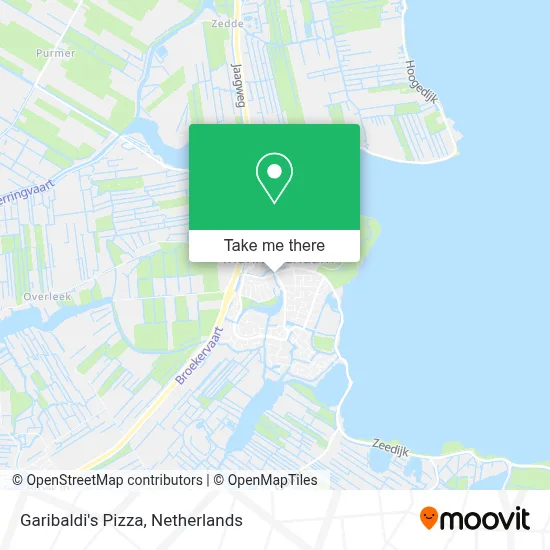 Garibaldi's Pizza map