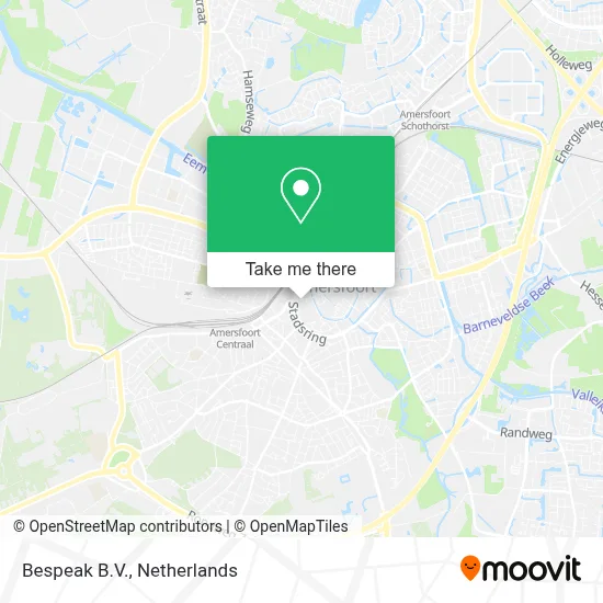 Bespeak B.V. map