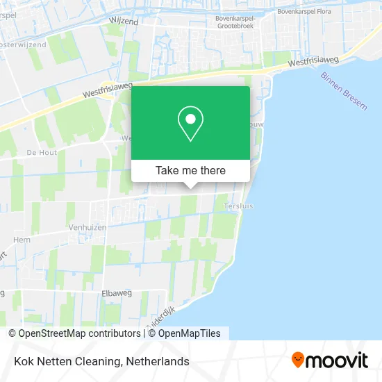 Kok Netten Cleaning map