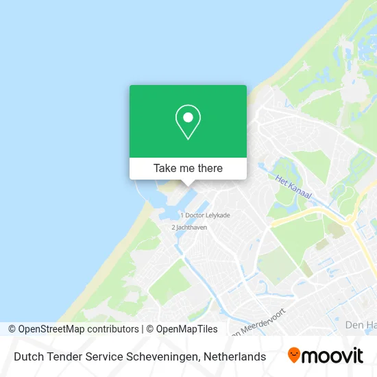 Dutch Tender Service Scheveningen map