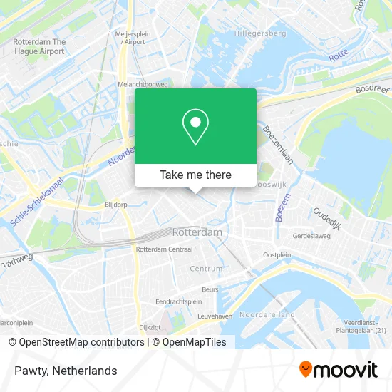 Pawty map