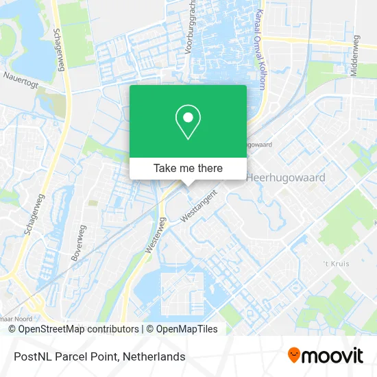 Postnl Pakketpunt map