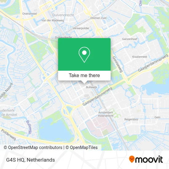 G4s Hq map