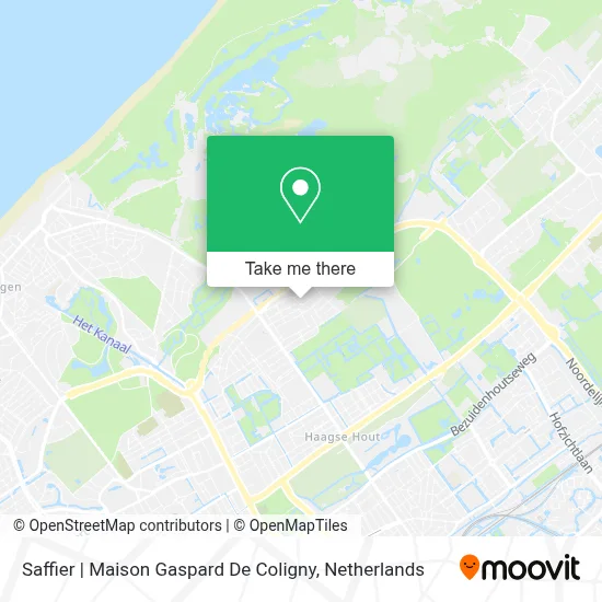 Saffier | Maison Gaspard De Coligny map