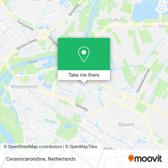 Ceramicarondine map